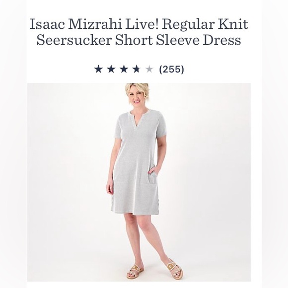 Isaac Mizrahi Dresses & Skirts - Isaac Mizrahi Live - Black and White Striped Dress NWOT